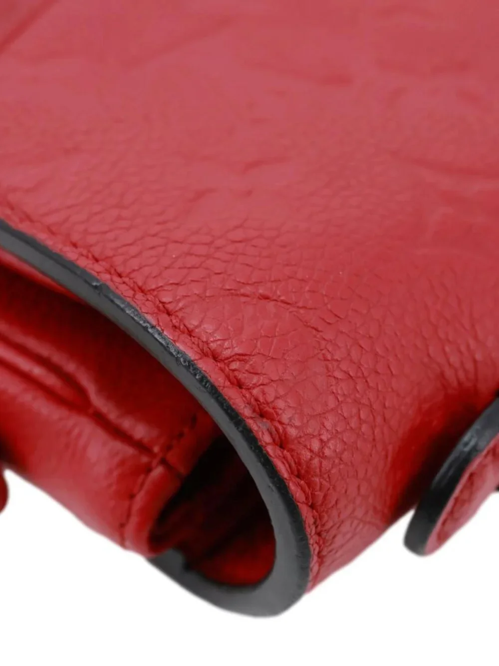 Louis Vuitton Metis Pochette Empreinte Leather Crossbody Bag Red